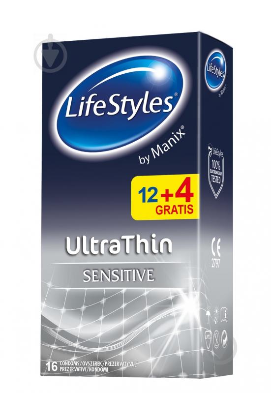 Презервативы LifeStyles ULTRATH 12 + 4 шт. - фото 1