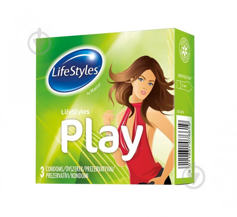 Презервативи LifeStyles PLAY 3 шт. - фото 1