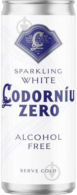 Напиток на основе вина Codorniu Zero White 0,25 л - фото 1