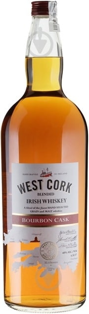 Виски West Cork West Cork Bourbon Cask 3 уо 40% 4,5 л - фото 1 Виски West Cork West Cork Bourbon Cask 3 уо 40% 4,5 л - фото 1