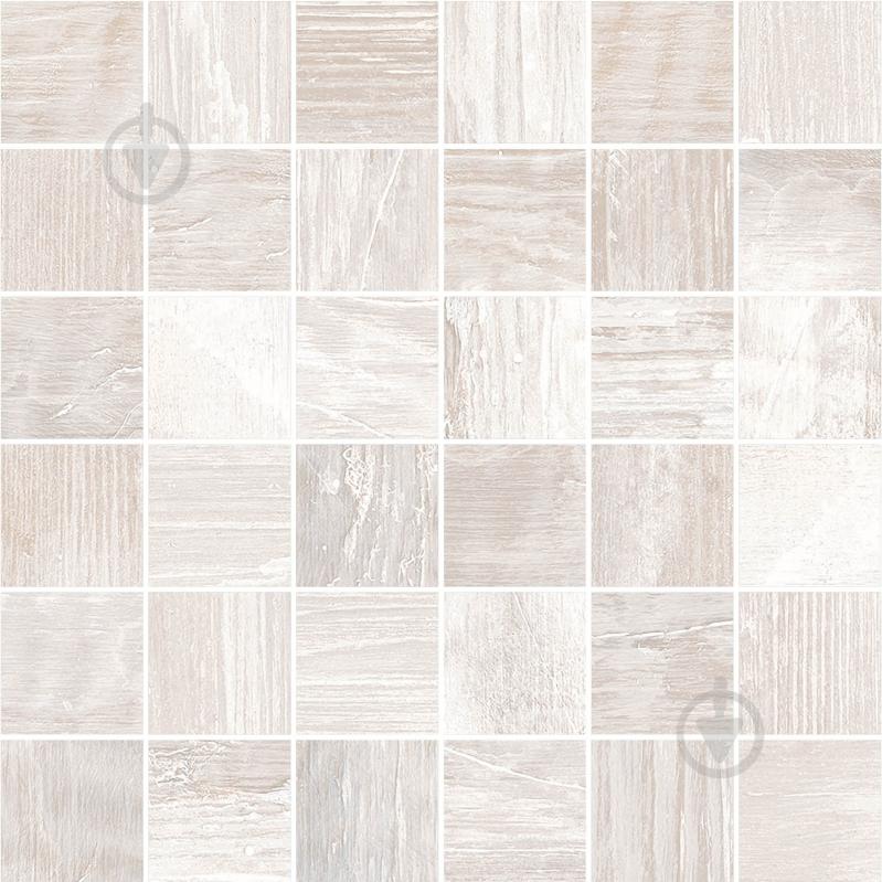 Мозаїка Allore Group Whitewood White MOS P R Mat 30x30 см - фото 1