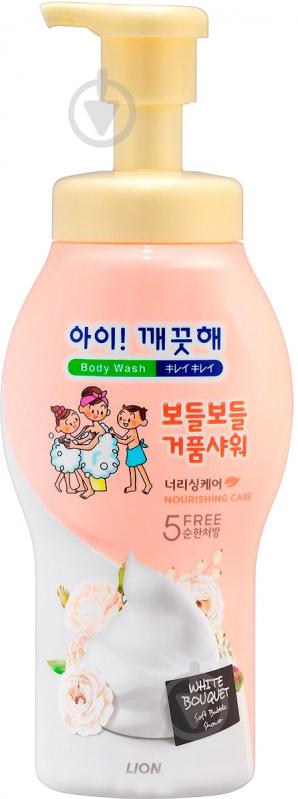 Гель-пена Lion Ai-Kekute цветочный 700 мл - фото 1 Гель-пена Lion Ai-Kekute цветочный 700 мл - фото 1