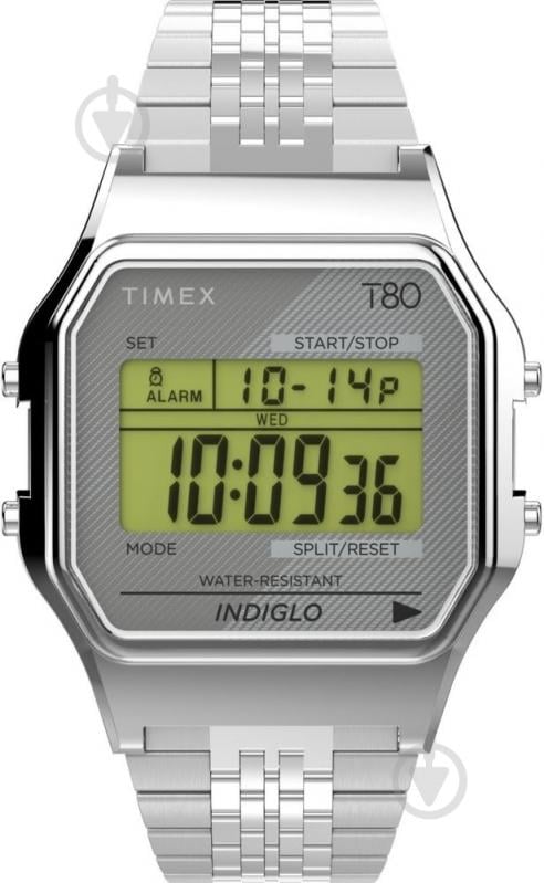 Наручные часы T80 Timex silver (Tx2r79300) - фото 1