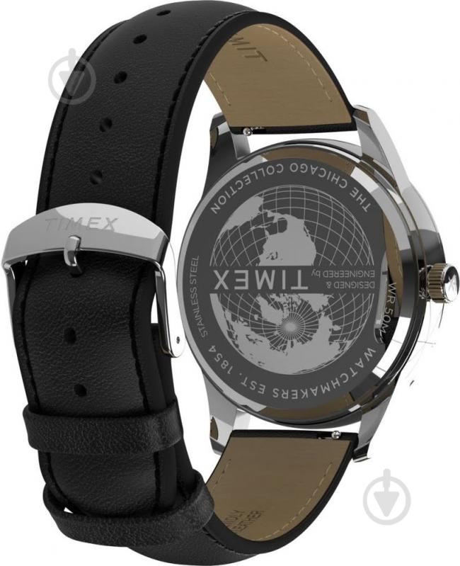 Наручные часы Chicago Timex silver (Tx2y21600) - фото 2 Наручные часы Chicago Timex silver (Tx2y21600) - фото 2
