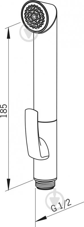 Ручной душ Oras Bidetta 242050 - фото 2