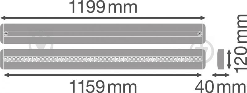 Світильник адміністративний LED Ledvance 42 Вт 4000 Linear IndiviLed Direct/Indirect IP20 - фото 5