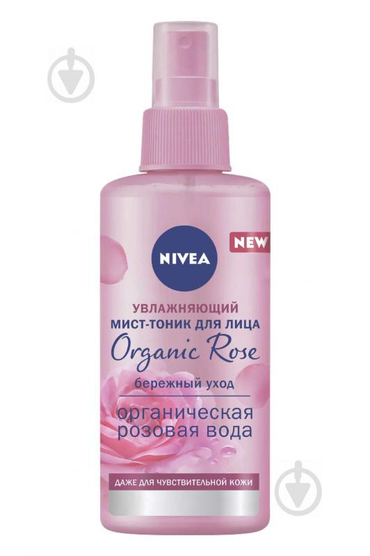 Тоник для лица Nivea Мист-тоник Organic Rose увлажняющий для лица 150 мл 1 шт. - фото 1