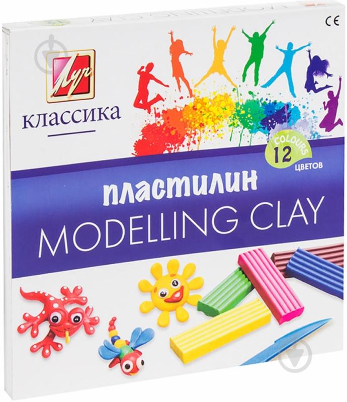 ᐉ Пластилин Классика 12 цветов 7С331-08 Луч • Купить в Киеве, Украине ...