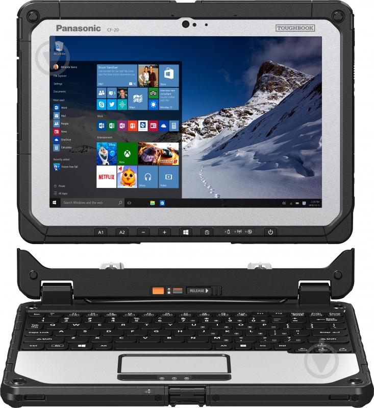 Ноутбук Panasonic ToughBook CF-20 10,1" (CF-20A0205T9) silver/black - фото 1