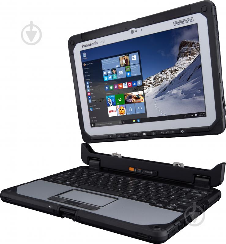 Ноутбук Panasonic ToughBook CF-20 10,1" (CF-20A0205T9) silver/black - фото 3