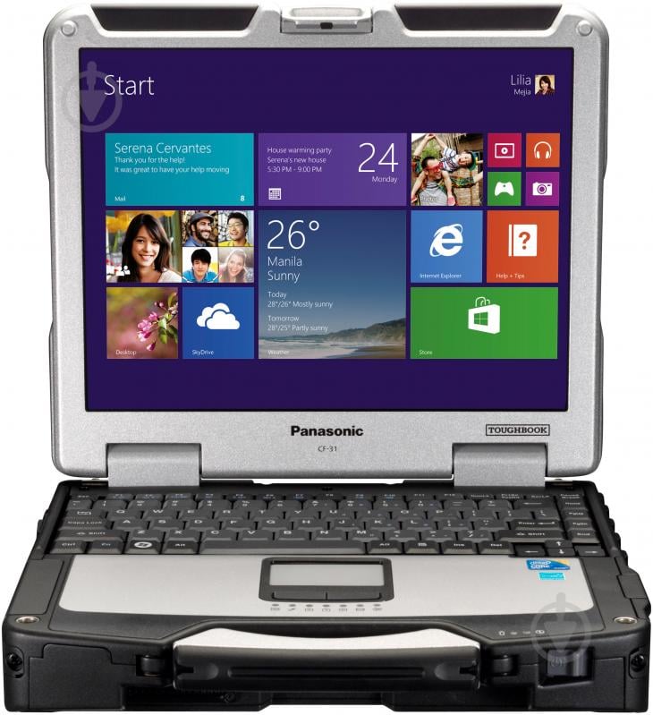 Ноутбук Panasonic ToughBook CF-31 13,1" (CF-314B600N9) silver/black - фото 1