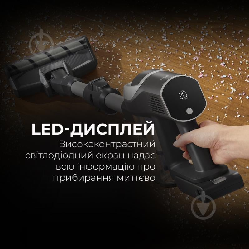 Пылесос аккумуляторный JIMMY JV9 Pro Aqua black - фото 7 Пылесос аккумуляторный JIMMY JV9 Pro Aqua black - фото 7