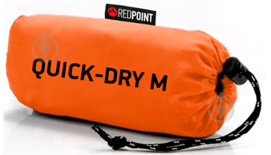 Полотенце туристическое Quick-Dry M 42x90 см оранжевый RED POINT - фото 1