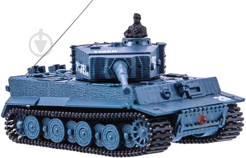 Танк на р/у Great Wall Toys Tiger микро со звуком серый 1:72 GWT2117-4 - фото 2