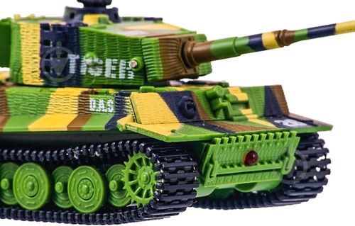 Танк на р/у Great Wall Toys Tiger микро со звуком хаки зеленый 1:72 GWT2117-1 - фото 4