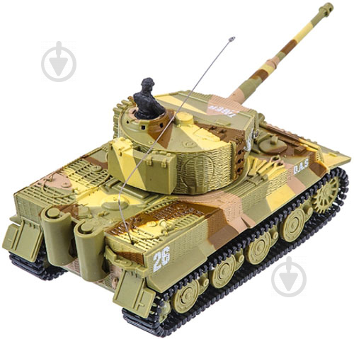 Танк на р/к Great Wall Toys Tiger мікро зі звуком хакі коричневий 1:72 GWT2117-2 - фото 3