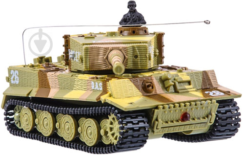 Танк на р/к Great Wall Toys Tiger мікро зі звуком хакі коричневий 1:72 GWT2117-2 - фото 2