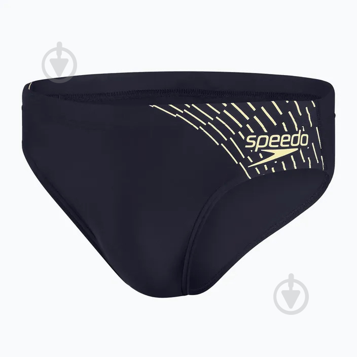 Плавки Speedo MEDLEY LOGO 7CM BRF AM NAVY/GREEN 8-0973906873 р.32 чорний - фото 4