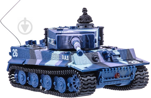 Танк на р/к Great Wall Toys Tiger мікро зі звуком хакі синій 1:72 GWT2117-3 - фото 2