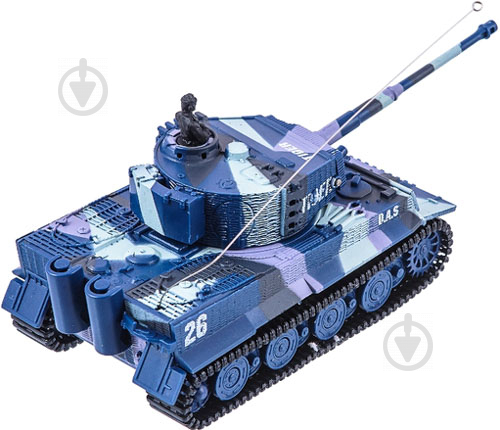 Танк на р/к Great Wall Toys Tiger мікро зі звуком хакі синій 1:72 GWT2117-3 - фото 3