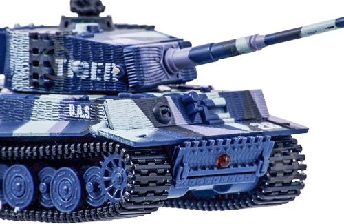 Танк на р/к Great Wall Toys Tiger мікро зі звуком хакі синій 1:72 GWT2117-3 - фото 4