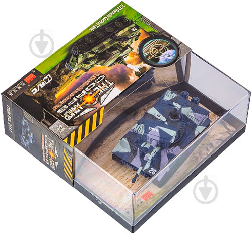 Танк на р/к Great Wall Toys Tiger мікро зі звуком хакі синій 1:72 GWT2117-3 - фото 6