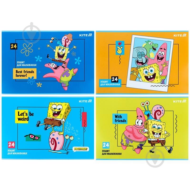 Альбом для рисования Sponge Bob 24 лист. SB25-242 KITE - фото 1 Альбом для рисования Sponge Bob 24 лист. SB25-242 KITE - фото 1