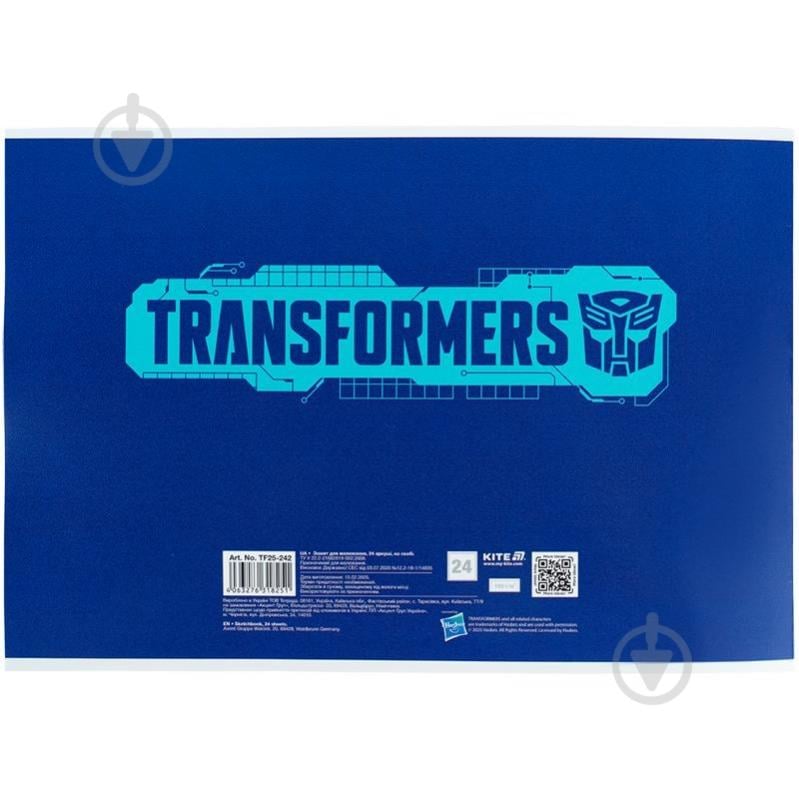 Альбом для рисования Transformers 24 лист. TF25-242 KITE - фото 4