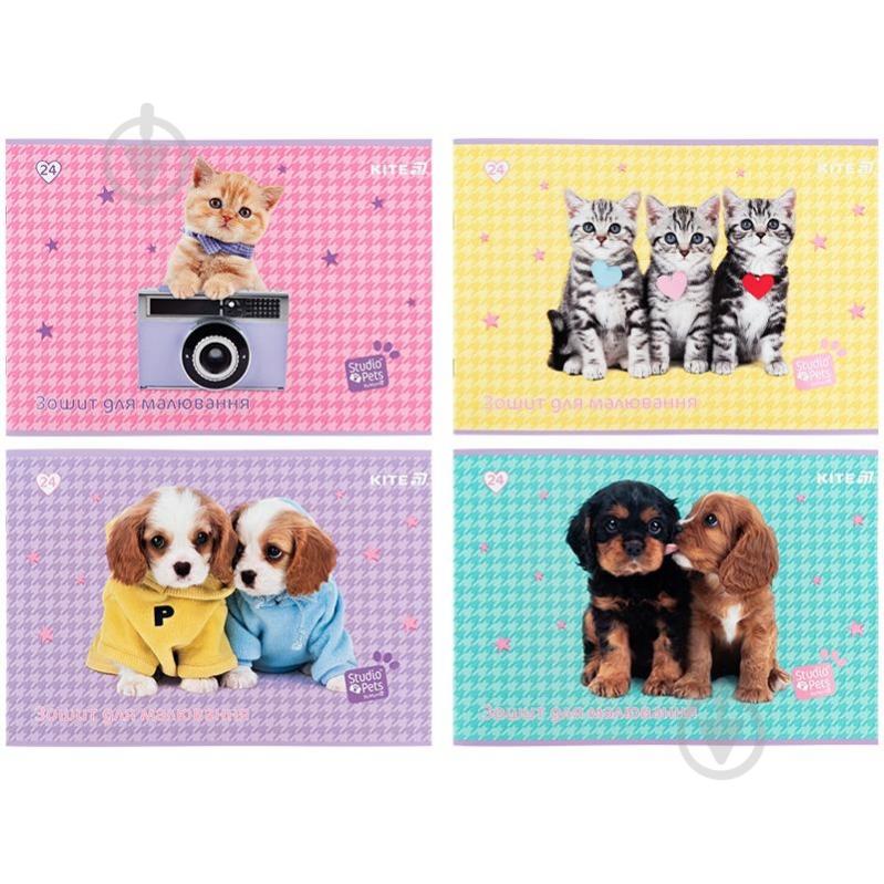 Альбом для малювання Studio Pets 24 арк. SP25-242 KITE - фото 1 Альбом для малювання Studio Pets 24 арк. SP25-242 KITE - фото 1