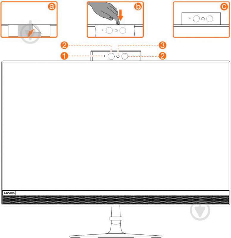 Моноблок Lenovo IdeaCentre 520 27" (F0DE009KUA) silver 27 - фото 15