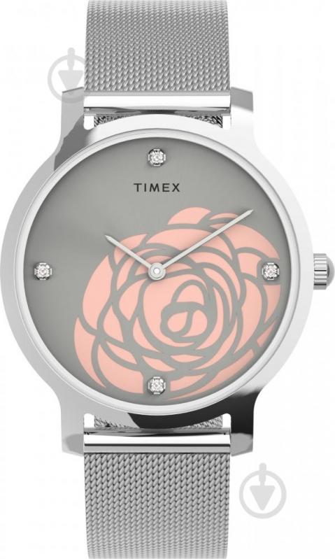 Наручные часы Transcend Timex silver (Tx2u98200) - фото 1 Наручные часы Transcend Timex silver (Tx2u98200) - фото 1