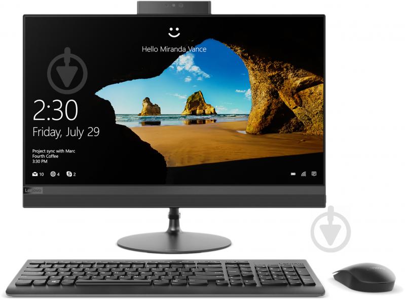 Моноблок Lenovo IdeaCentre 520 23,8" (F0DJ009DUA) black 24 - фото 1