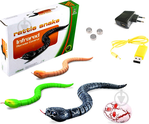 Іграшка на ІЧ-керуванні Le Yu Toys Змія Rattle snake зелена LY-9909C - фото 4