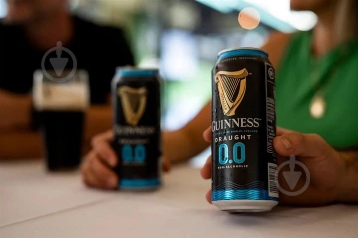 Пиво Guinness темное безалкогольное Draught 0.0% ж/б 0,44 л - фото 6