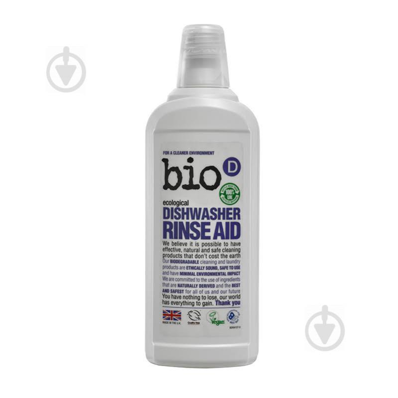 Ополіскувач для ПММ Bio-D Dishwasher Rinse Aid екологічний 0,75 л - фото 1