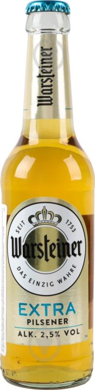 Пиво Warsteiner светлое Extra стекло 2,5% 0,33 л - фото 1