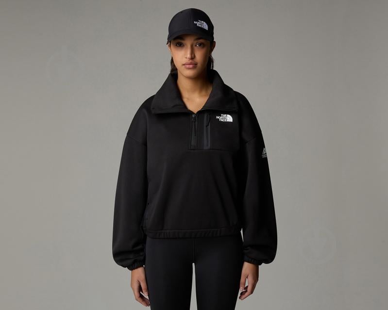 Джемпер THE NORTH FACE W MA FLEECE INTEREST 1/4 ZIP NF0A8BFPJK31 р.M черный - фото 1