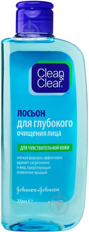 Лосьйон Clean & Clear для глибокого очищення шкіри обличчя для чутливої шкіри 200 мл - фото 1