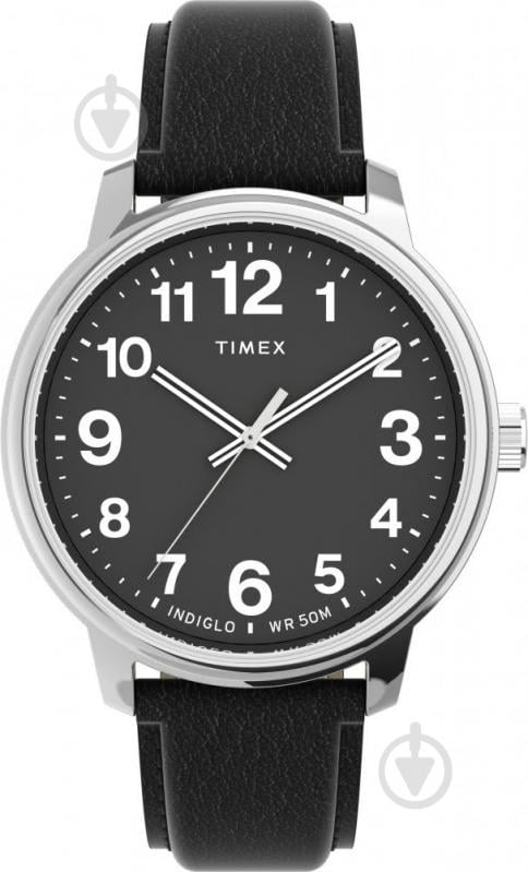 Наручные часы Easy Reader Timex silver (Tx2v21400) - фото 1 Наручные часы Easy Reader Timex silver (Tx2v21400) - фото 1