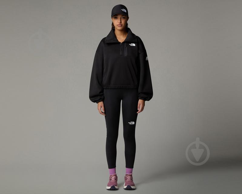 Джемпер THE NORTH FACE W MA FLEECE INTEREST 1/4 ZIP NF0A8BFPJK31 р.XS чорний - фото 4 Джемпер THE NORTH FACE W MA FLEECE INTEREST 1/4 ZIP NF0A8BFPJK31 р.XS чорний - фото 4