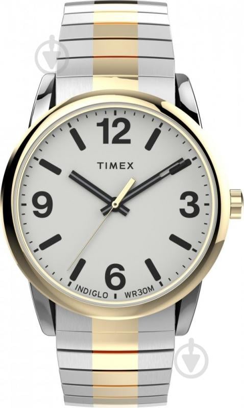Наручний годинник Easy Reader Timex silver/gold (Tx2u98600) - фото 1 Наручний годинник Easy Reader Timex silver/gold (Tx2u98600) - фото 1