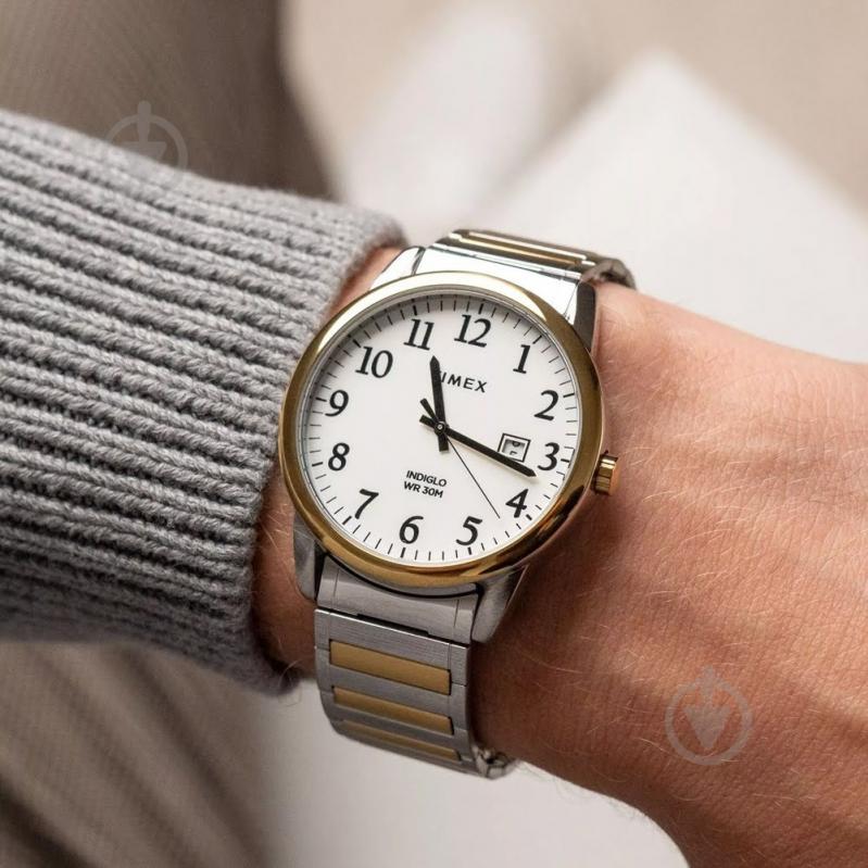 Наручные часы Easy Reader Timex silver/gold (Tx2w52100) - фото 2