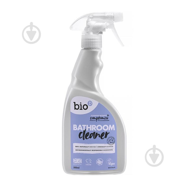 Засіб мийний екологічний Bio-D для ванної кімнати Bathroom Cleaner (спрей) 0,5 л - фото 1