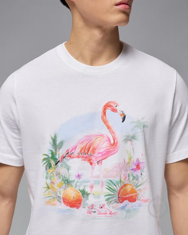 Футболка Jordan M J FLT ESS FLMNGO SS CREW HJ2399-100 р.2XL белый - фото 4 Футболка Jordan M J FLT ESS FLMNGO SS CREW HJ2399-100 р.2XL белый - фото 4