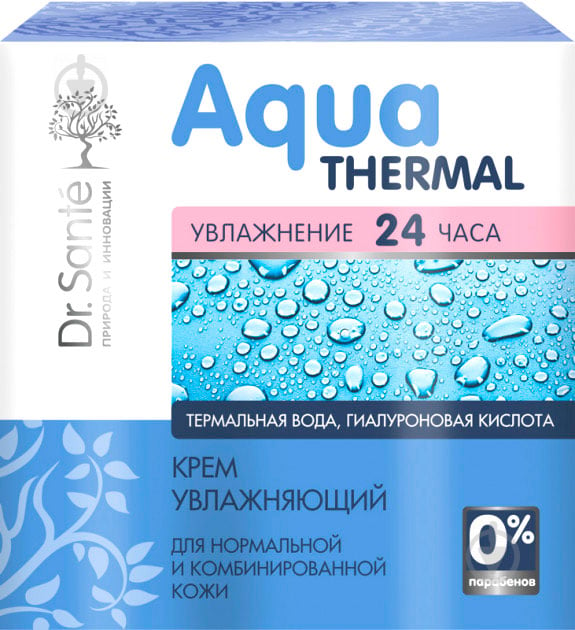 Крем для лица дневной Dr. Sante Aqua thermal для нормальной и комбинированной кожи 50 мл - фото 1