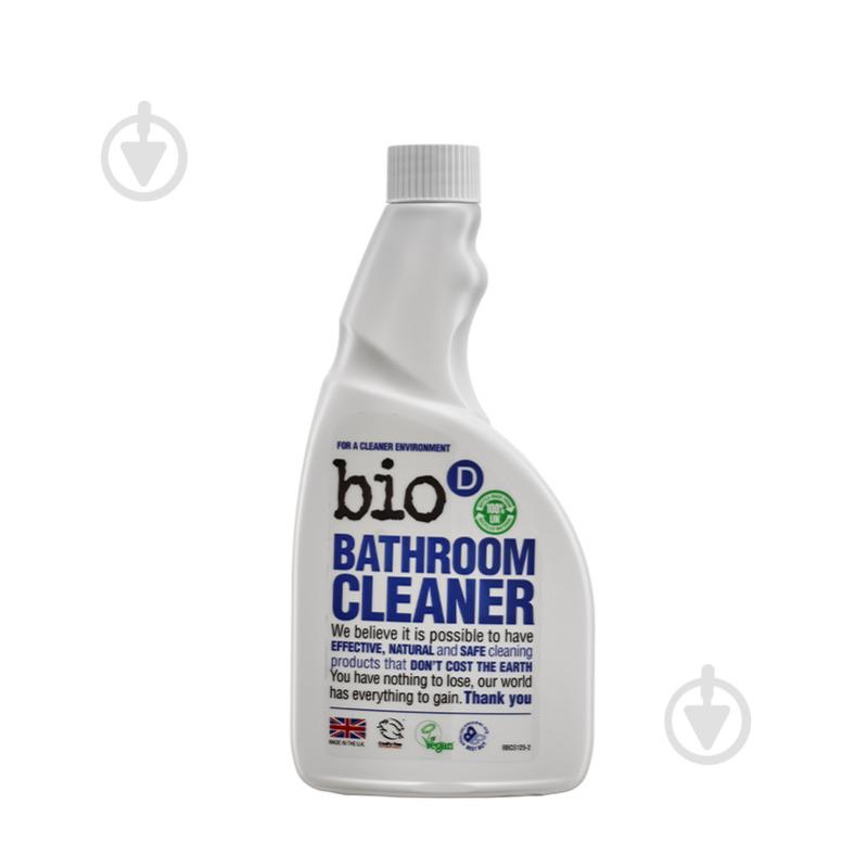 Засіб мийний екологічний Bio-D для ванної кімнати Bathroom Cleaner 0,5 л - фото 1