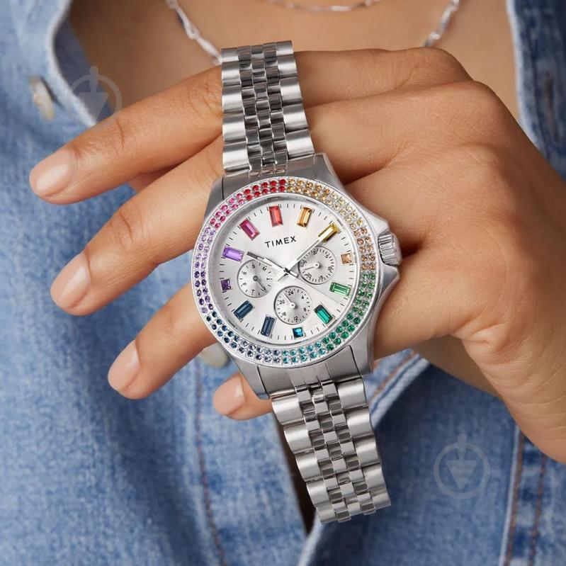 Наручные часы Kaia Timex silver (Tx2w33000) - фото 2 Наручные часы Kaia Timex silver (Tx2w33000) - фото 2