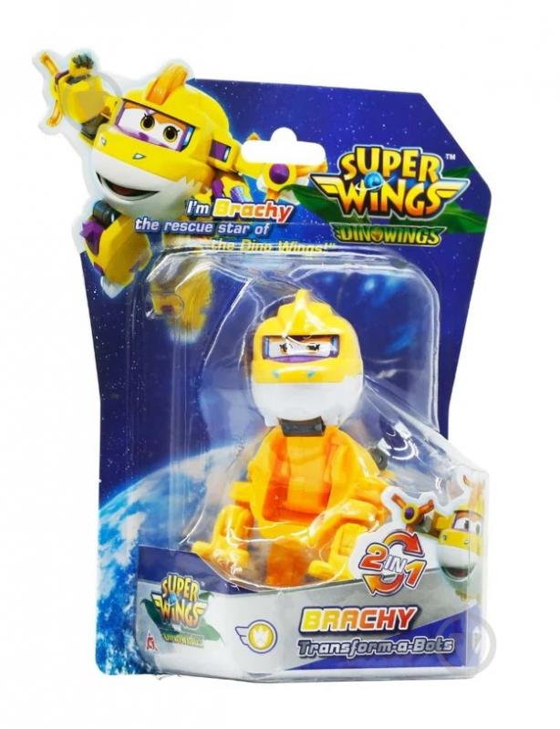 Игрушка-трансформер Super Wings Transform-a-Bots Брахb (Brachy), 5 см YW790043 - фото 1