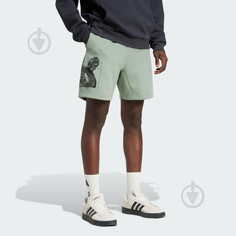 Шорты Adidas M SW TM SHO JI5722 р. 2XL зеленый - фото 5