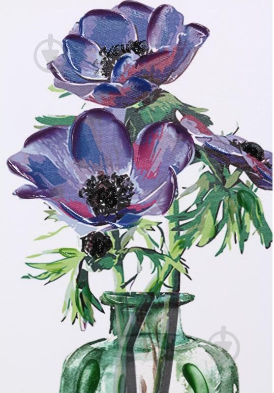 Картина Jar Flower purply 60x60 см - фото 2 Картина Jar Flower purply 60x60 см - фото 2